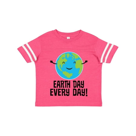 

Inktastic Earth Day Every Day Planet Gift Toddler Boy or Toddler Girl T-Shirt