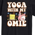 thumbnail image 3 of SpongeBob SquarePants - Yoga With My Omie Spongebob and Patrick - Men's Short Sleeve Graphic T-Shirt, 3 of 6