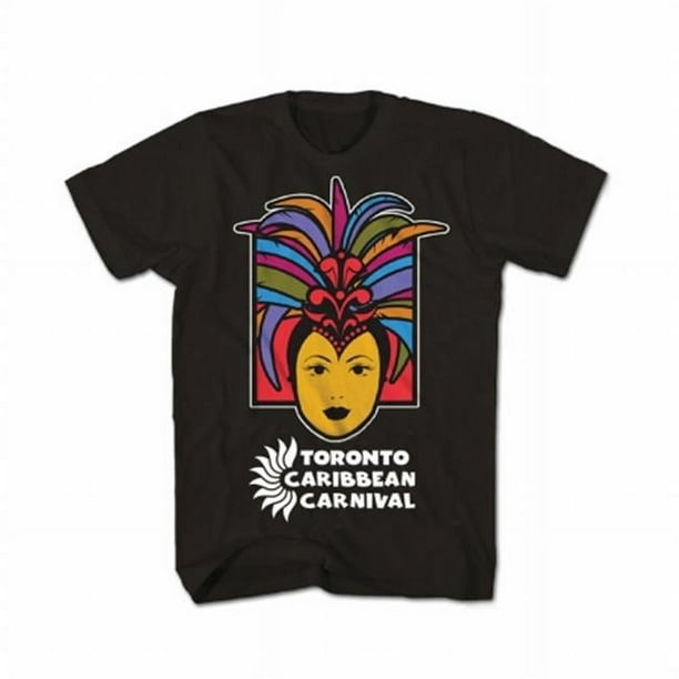 GDC-GameDevCo Ltd. TCC-95084XL Toronto Caribbean Carnaval Jeunesse T-Shirt- Noir- Reine des Caraïbes XL