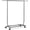 Black, variant on PetFurnishn Garment Rack Clothes Rack on Wheels Heavy Duty Clothing Rack for Hanging Clothes-Silver