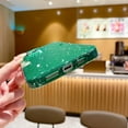 thumbnail image 6 of Cute Glitter Bling Case for iPhone 15 Pro Max Case 6.7 inch, Slim Sparkle Protective Shockproof Soft Silicone Phone Cover for Women Girls (Alpine Green), 6 of 14