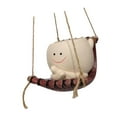 thumbnail image 3 of Organizador de decoración de macetas con forma de maceta, figura de resina con cara sonriente Estilo D, 3 of 9