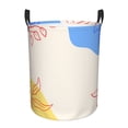 thumbnail image 1 of ZICANCN Laundry Basket Organizer, Bohemian Leaf Floral Art Collapsible Hamper for Bathroom Bedroom Laundry Room, Medium Size, 1 of 7
