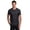 Charcoal, variant on RBX Active Men's Tonal Stripe Closed Mesh Quick Drying Workout T-Shirt