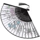 thumbnail image 3 of Ancient Folding Fan Handheld Mini Handheld Fan Folded Fan Decorative Folding Fan, 3 of 3