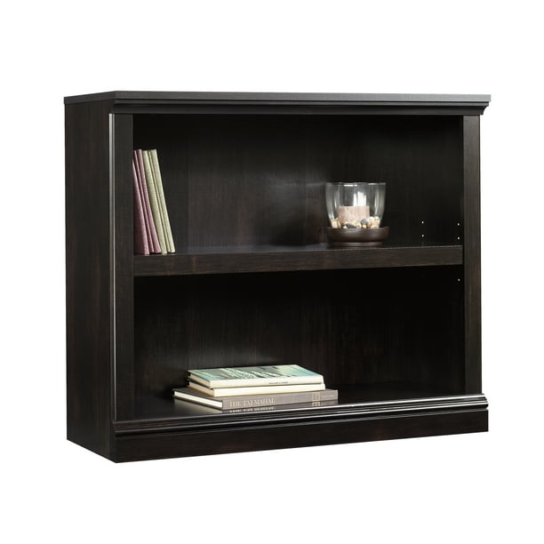 Sauder Select 2 Shelf Bookcase, Estate Black Finish