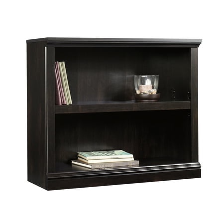 Sauder Select 2 Shelf Bookcase Estate Black Finish Walmart Com