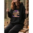 thumbnail image 3 of Scary Cow Theme Halloween Cow Hoodie for Men and Women, Unisex Pullover Hooded Sweatshirt, Comfortable Cotton Poly Blend, Casual Fall Seasonal Outfit, 3 of 5