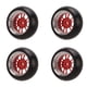 thumbnail image 4 of Estrela 4 Piezas RC Drift Neumático Fuerte Amortiguación Alta Resistencia a la Abrasión Fácil Instalación RC Coche Neumáticos para 1/28 RC Coche Rojo, 4 of 8