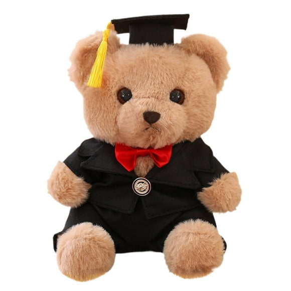 jovati Graduation Bear Doll Hat Bear Doll Toy Graduation Commemorative Gift