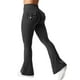 thumbnail image 1 of Leggins YEOREO Brittany Flare con bolsillos para mujer, color negro, talla M, 1 of 6