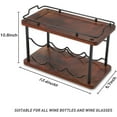 thumbnail image 6 of Wood Metal Wine Rack, 6 of 7