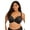 Black, variant on Lucie Underwire Stretch Plunge Bra EL4490