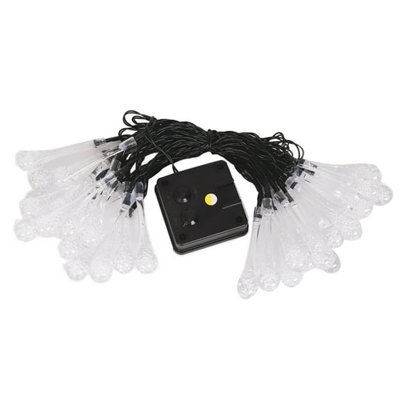 LIFE Christmas Decorations Lamp string Water Droplet Light String 5M 20 LED Indoor Water Droplet Light Battery Powered Water Droplet Light Outdoor Garden Light String Suitable For Households