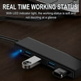 thumbnail image 4 of NARABB 4-Port USB 3.0 Slim Data Hub, For Pro, For Notebook PC, For USB Flash Drives, For Mobile HDD, And More, 4 of 7