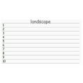 thumbnail image 2 of 150 Color Cardstock 3" x 5" Index Cards, Gray, Lined Landscape Format, 2 of 2