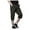 a-Green10035, variant on VNKIDY Men's Cargo Pants Solid Color Cotton Three Quarter Sweatpants With Multiple Pockets Loose Fit Elastic Waisted Cargo Pants Stylish Pants