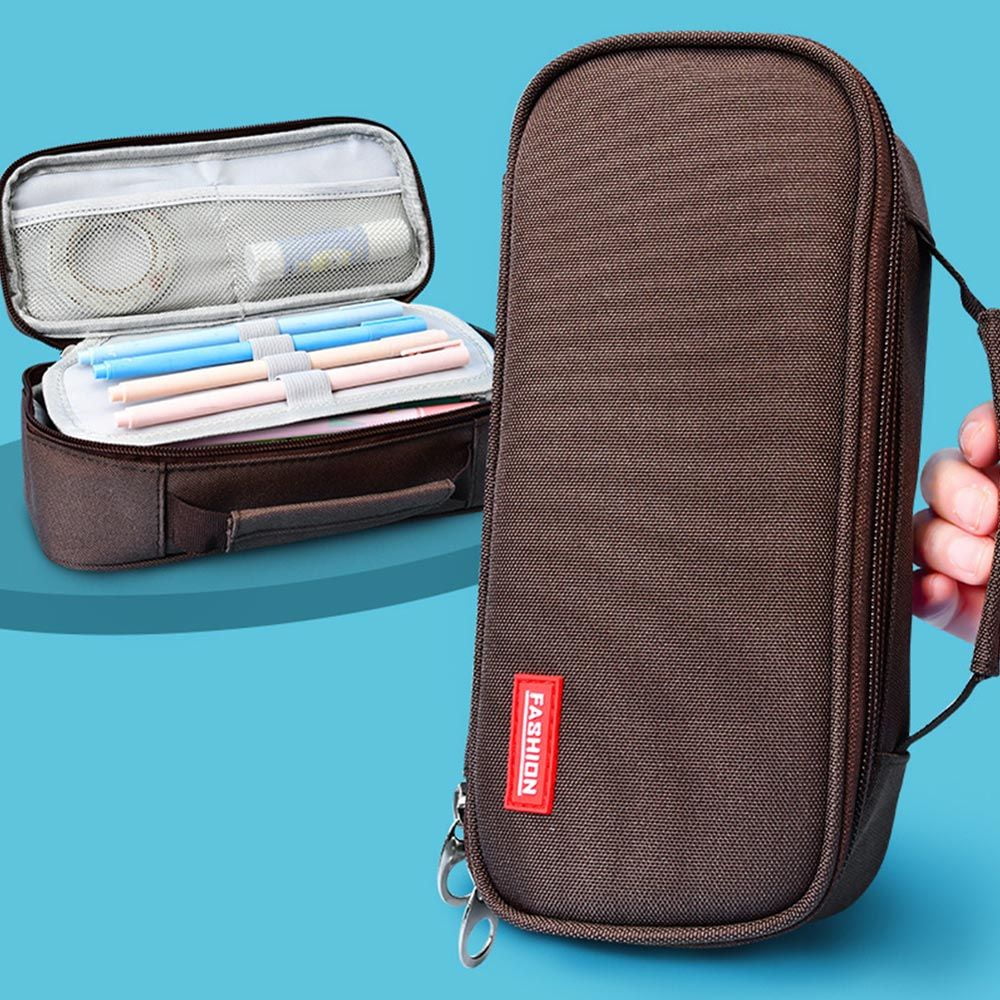 School Supplies Large Capacity Kawaii School Pencil Cases Three Layers