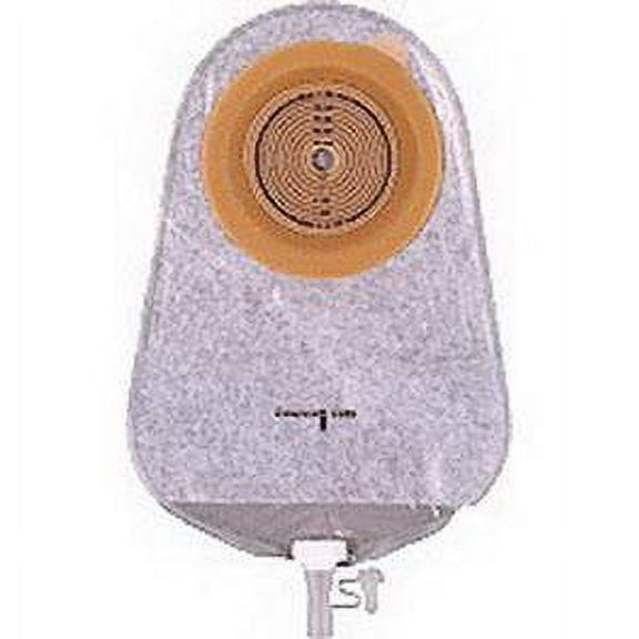 Assura 1-Piece Non-Convex Standard Wear Urostomy Pouch Cut-To-Fit 3/8" - 2-1/4", Transparent (10/Box)