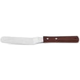 thumbnail image 1 of Zhuge Espátula para decorar Cuchillo recto para besar Utensilio para hornear Mango de madera Espátula de acero inoxidable de 8 pulgadas Espátula para crema Espátula para pastel, 1 of 5