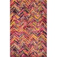 thumbnail image 1 of Unique Loom Estrella Tapis Dégradé Chevron 10' 6 x 16' 5 Rectangle Multi/rose, 1 of 5