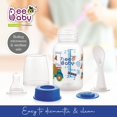 thumbnail image 4 of BeeBaby Gentle 2 in 1 Standard Neck Feeding Bottle with Feeder Plastic Spoon 125ML / 5Oz.-Blue, 4 of 6