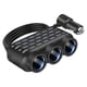 thumbnail image 2 of Adaptador divisor para encendedor de cigarrillos de 120W con carga rápida PD3.1 - puertos USB dobles de 12V/24V y 3 enchufes para frigorífico de coche, cámara de salpicadero, GPS, 2 of 8