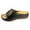Black, variant on Mostsola Womens Sandals Platform Soft Sole Slippers Open Toe Hollow out Slip on Shoes Comfort Slides