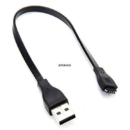 Bracelet Wristband Usb 1 Pack - SMAVCO (TM) 12 inch Replacement USB Charger Cable for Fitbit Force Wireless Activity Bracelet Wristband ()