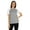 Heather Gray & White, variant on Inkmeso Womens Raglan Short Sleeve T-Shirt Regular Fit Casual Solid Basic Tee T-Shirts