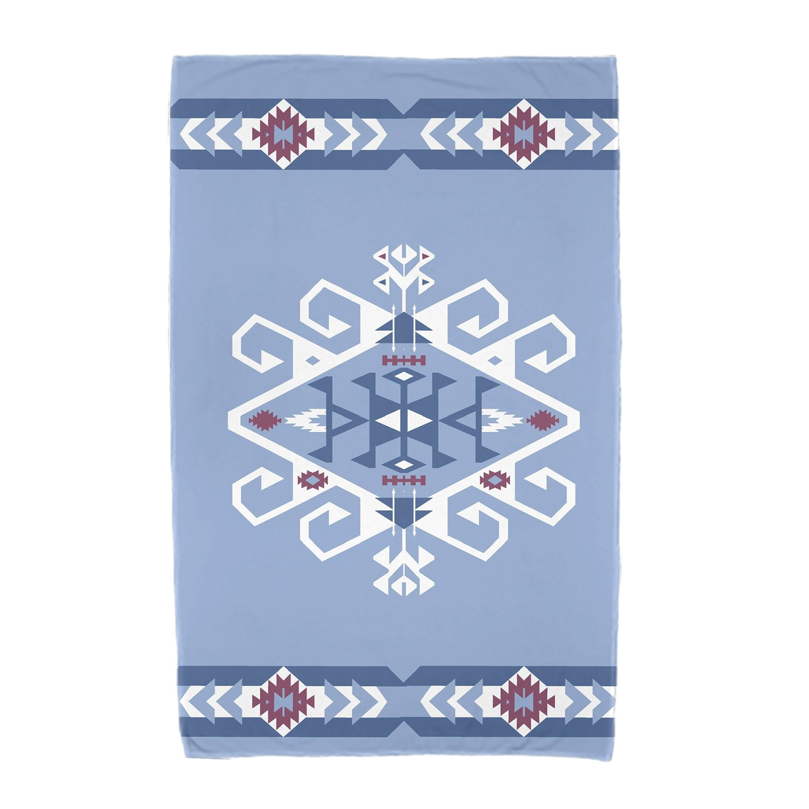Simply Daisy 30" x 60" Jodhpur Border 3 Geometric Print Beach Towel