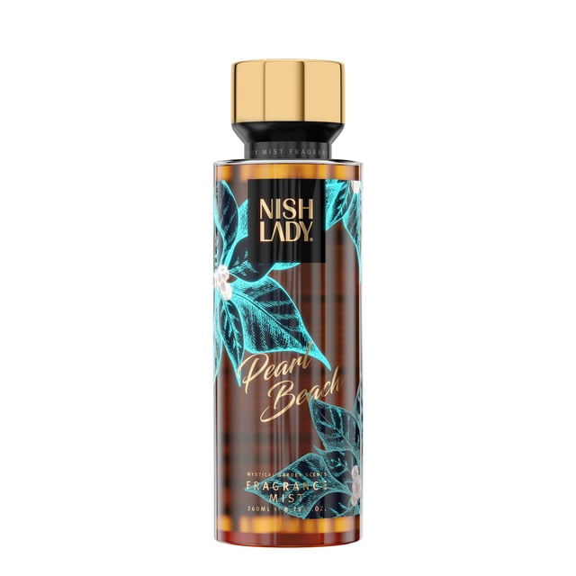 Bruma corporal Nishlady PEARL BEACH, 260 ml, vegana, libre de crueldad animal