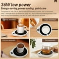thumbnail image 6 of Mug Warmer, Upgrade Coffee Warmer & Cup Warmer for Desk with 3 Temperature Settings - white, 6 of 6