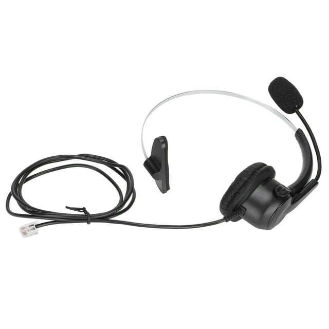Gupbes Phone Headsets for Office,Phone Headset,Telephone Headset RJ9 Earphone with 330° Adjustable Microphone for Home and Call Center Office Landline Phone