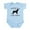 Sky Blue, variant on CafePress - Protected By My Cane Corso Infant Bodysuit - Baby Light Bodysuit, Size Newborn - 24 Months