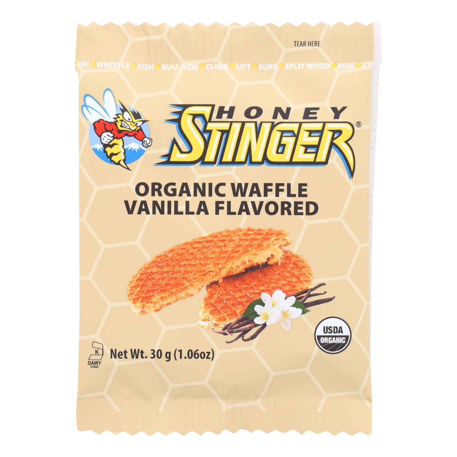 Honey Stinger Waffle Vanilla Case of 16 1.06 oz.