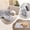 Gray#2, variant on huayou Paw Print Flannel Pet Blanket, 29.9x40.9 Inch Soft Warm Flannel Dog Cat Bed Throw Blanket, Washable Cozy Pet Sleeping Mat for Small Medium Large Dogs Cats
