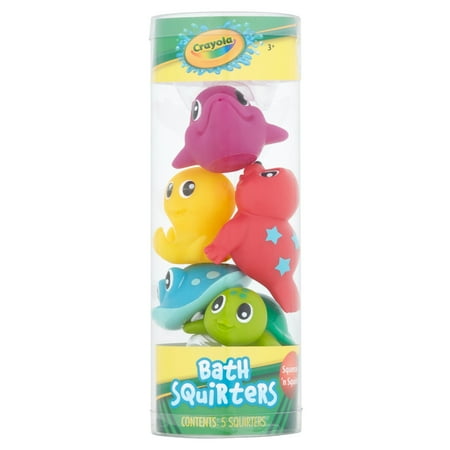 Crayola Bath Squirters Squeeze n Squirt, 5 Pack