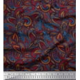 thumbnail image 1 of Soimoi Rayon Fabric Artistic Paisley Decor Fabric Printed Yard 56 Inch Wide, 1 of 1
