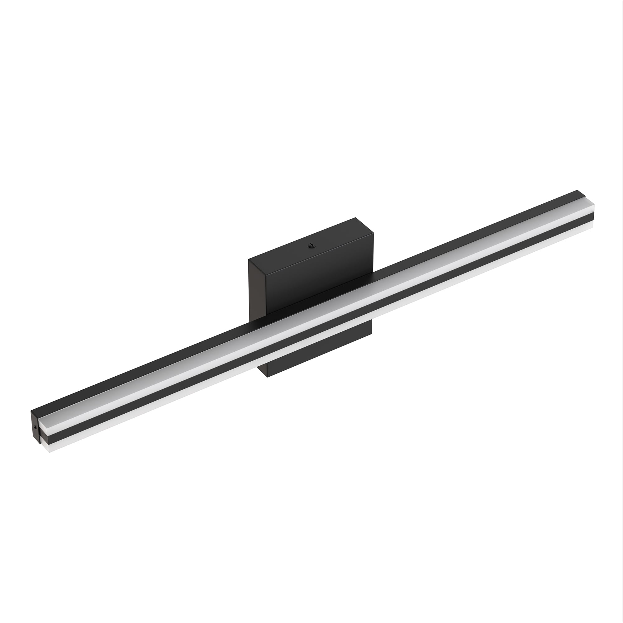 YANSUN 24 in Black Ultra-Thin LED Light Bar, 6000K Daylight for Vanity Table, Bathroom