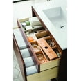 thumbnail image 4 of James Martin Vanities 35.4" Single Vanity, Mid-Century Walnut w/ Glossy White Composite Stone Top, 4 of 7