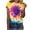 Multicolor#2, variant on VBTAPA Tie Dye T Shirts for Women Rainbow Shirts Funny Casual Short Sleeve Crewneck Tops Multicolor XL