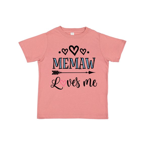 Inktastic Memaw Grandma Loves Me Girls Toddler T-Shirt