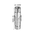 thumbnail image 2 of VEVOR Hydraulic Coupler 1/2 Body with 1/2" NPT Thread 27.6 MPa Hydraulic Quick Connect 4 Pairs Hydraulic Coupling Quick Connect 45.5 L/min Hydraulic Quick Coupler, 2 of 9