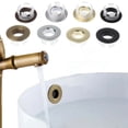 thumbnail image 3 of KERISTY - Repuesto de grifo de baño para lavabo de latón macizo con tapa de desbordamiento, 3 of 5