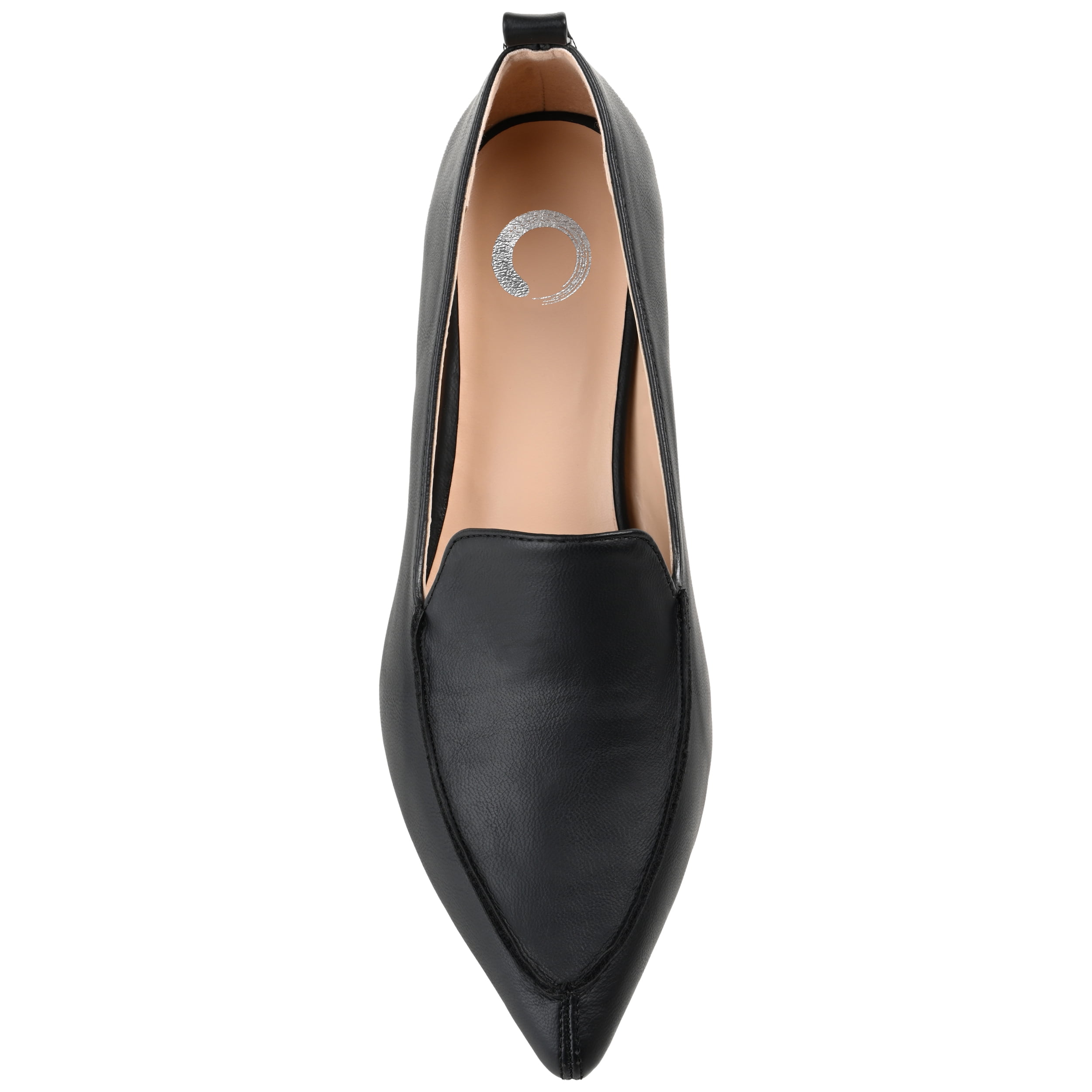 Journee Womens Maggs Loafer Pointed Toe Slip On Flats, Widths Available
