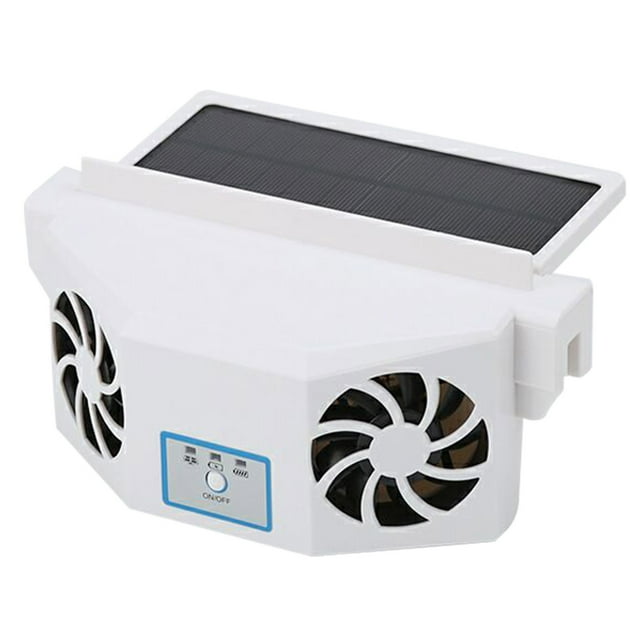 WREESH Car Exhaust Fan Solar Car Radiator AirCirculation Vehicle CoolingArtifact Car Exhaust Fan Clearance