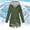 Jackets for women clearance-Army Green, variant on Plus Size Jackets Clearance Women Solid Color Rain Jacket Outdoor Hooded Windproof Waterproof Loose Coat with Pocket Blue Black*Friday/Cyber*Monday Clearance