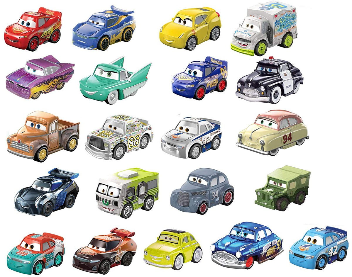 Disney / Pixar Cars Die Cast Mini Racers Mini Racers Car 21Pack