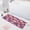 Red Glass Rose, variant on Haosy Red Glass Rose Bathroom Rugs Non Slip Absorbent Soft Plush Quick Dry Bath Mat, 39"x20"